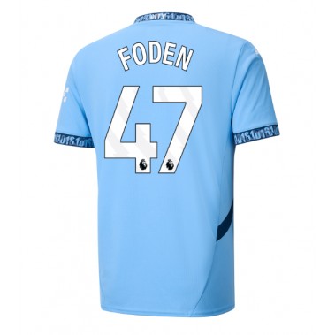 Manchester City Phil Foden #47 Koszulka Podstawowa 2024-25 Krótki Rękaw