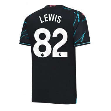 Manchester City Rico Lewis #82 Koszulka Trzecia 2023-24 Krótki Rękaw