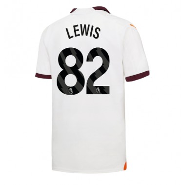 Manchester City Rico Lewis #82 Koszulka Wyjazdowa 2023-24 Krótki Rękaw