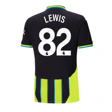 Manchester City Rico Lewis #82 Koszulka Wyjazdowa 2024-25 Krótki Rękaw