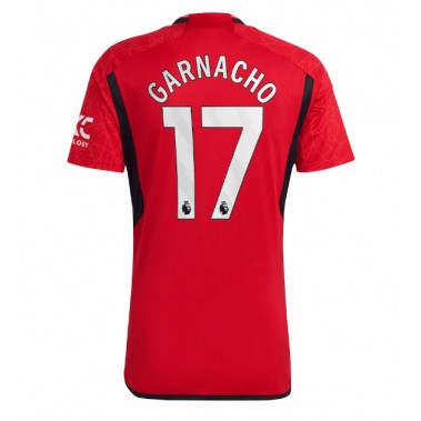 Manchester United Alejandro Garnacho #17 Koszulka Podstawowa 2023-24 Krótki Rękaw