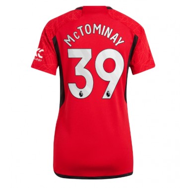 Manchester United Scott McTominay #39 Koszulka Podstawowa damskie 2023-24 Krótki Rękaw