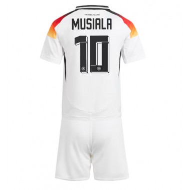 Niemcy Jamal Musiala #10 Koszulka Podstawowa dzieci ME 2024 Krótki Rękaw (+ krótkie spodenki)