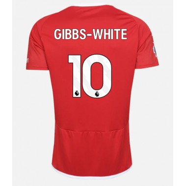 Nottingham Forest Morgan Gibbs-White #10 Koszulka Podstawowa 2023-24 Krótki Rękaw