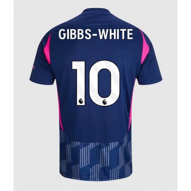 Nottingham Forest Morgan Gibbs-White #10 Koszulka Wyjazdowa 2024-25 Krótki Rękaw