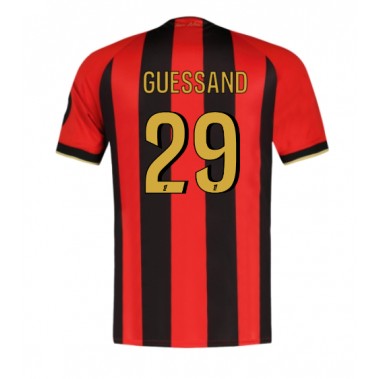 OGC Nice Evann Guessand #29 Koszulka Podstawowa 2024-25 Krótki Rękaw