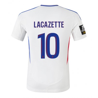 Olympique Lyonnais Alexandre Lacazette #10 Koszulka Podstawowa 2024-25 Krótki Rękaw