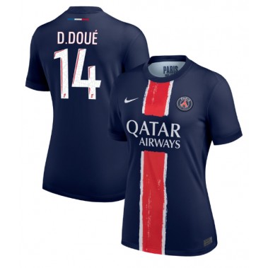 Paris Saint-Germain Desire Doue #14 Koszulka Podstawowa damskie 2024-25 Krótki Rękaw