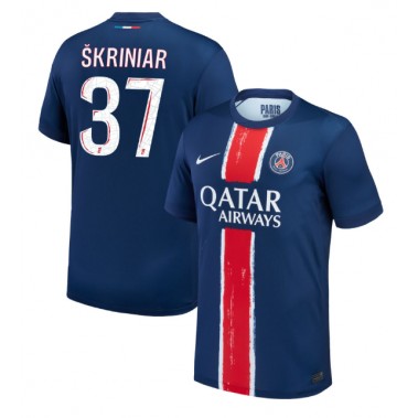 Paris Saint-Germain Milan Skriniar #37 Koszulka Podstawowa 2024-25 Krótki Rękaw