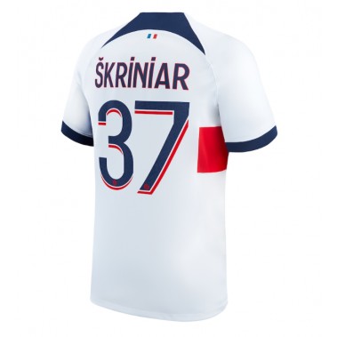 Paris Saint-Germain Milan Skriniar #37 Koszulka Wyjazdowa 2023-24 Krótki Rękaw