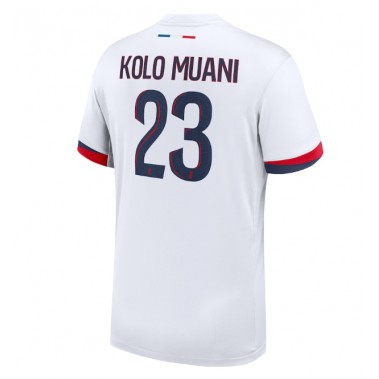 Paris Saint-Germain Randal Kolo Muani #23 Koszulka Wyjazdowa 2024-25 Krótki Rękaw