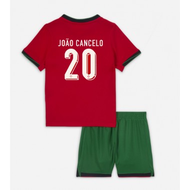 Portugalia Joao Cancelo #20 Koszulka Podstawowa dzieci ME 2024 Krótki Rękaw (+ krótkie spodenki)