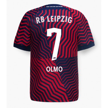 RB Leipzig Dani Olmo #7 Koszulka Wyjazdowa 2023-24 Krótki Rękaw