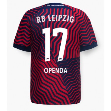 RB Leipzig Lois Openda #17 Koszulka Wyjazdowa 2023-24 Krótki Rękaw