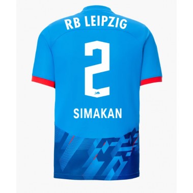 RB Leipzig Mohamed Simakan #2 Koszulka Trzecia 2023-24 Krótki Rękaw