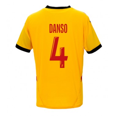 RC Lens Kevin Danso #4 Koszulka Podstawowa 2024-25 Krótki Rękaw