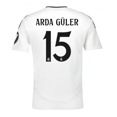 Real Madrid Arda Guler #15 Koszulka Podstawowa 2024-25 Krótki Rękaw