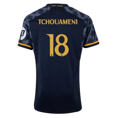 Real Madrid Aurelien Tchouameni #18 Koszulka Wyjazdowa 2023-24 Krótki Rękaw
