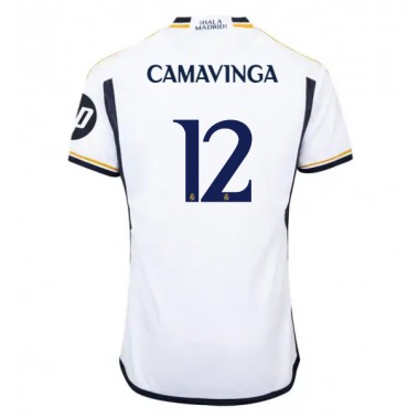 Real Madrid Eduardo Camavinga #12 Koszulka Podstawowa 2023-24 Krótki Rękaw