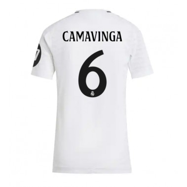 Real Madrid Eduardo Camavinga #6 Koszulka Podstawowa damskie 2024-25 Krótki Rękaw