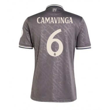 Real Madrid Eduardo Camavinga #6 Koszulka Trzecia 2024-25 Krótki Rękaw