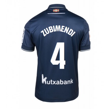 Real Sociedad Martin Zubimendi #4 Koszulka Wyjazdowa 2023-24 Krótki Rękaw