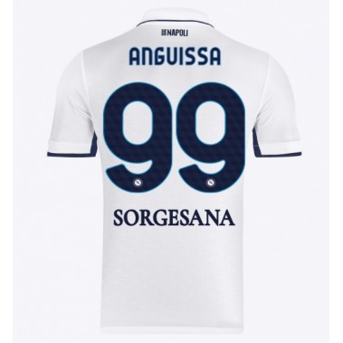 SSC Napoli Frank Anguissa #99 Koszulka Wyjazdowa 2024-25 Krótki Rękaw