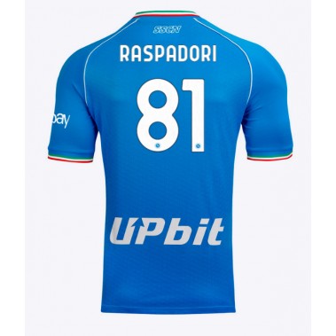 SSC Napoli Giacomo Raspadori #81 Koszulka Podstawowa 2023-24 Krótki Rękaw