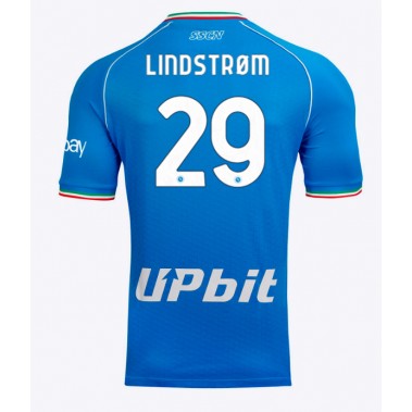 SSC Napoli Jesper Lindstrom #29 Koszulka Podstawowa 2023-24 Krótki Rękaw