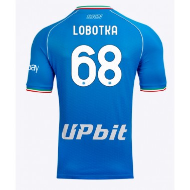 SSC Napoli Stanislav Lobotka #68 Koszulka Podstawowa 2023-24 Krótki Rękaw