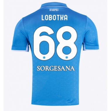 SSC Napoli Stanislav Lobotka #68 Koszulka Podstawowa 2024-25 Krótki Rękaw