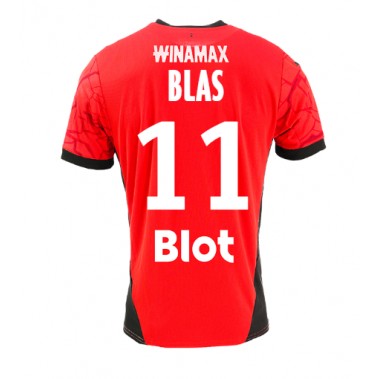 Stade Rennais Ludovic Blas #11 Koszulka Podstawowa 2024-25 Krótki Rękaw