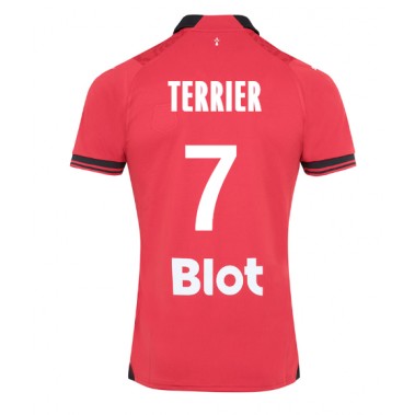 Stade Rennais Martin Terrier #7 Koszulka Podstawowa 2023-24 Krótki Rękaw