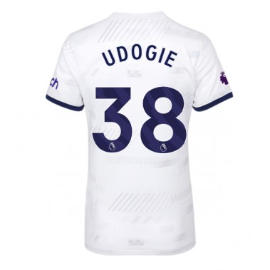 Tottenham Hotspur Destiny Udogie #38 Koszulka Podstawowa damskie 2023-24 Krótki Rękaw