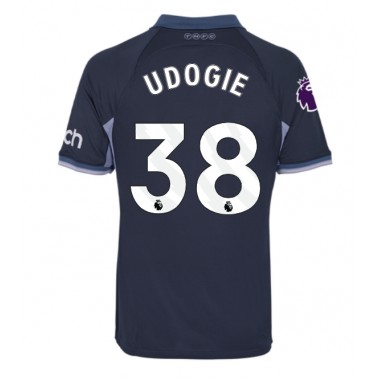 Tottenham Hotspur Destiny Udogie #38 Koszulka Wyjazdowa 2023-24 Krótki Rękaw
