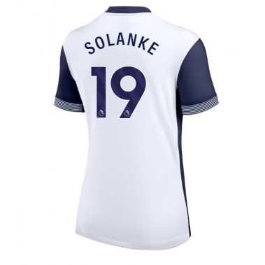 Tottenham Hotspur Dominic Solanke #19 Koszulka Podstawowa damskie 2024-25 Krótki Rękaw