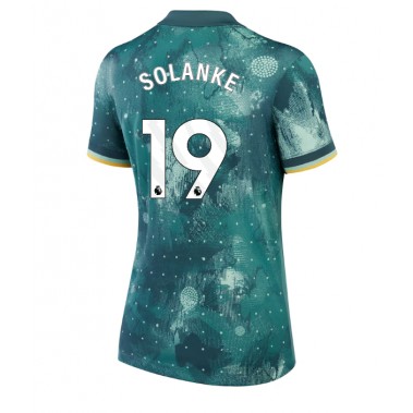 Tottenham Hotspur Dominic Solanke #19 Koszulka Trzecia damskie 2024-25 Krótki Rękaw