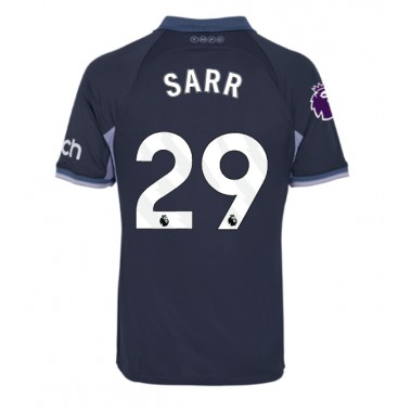 Tottenham Hotspur Pape Matar Sarr #29 Koszulka Wyjazdowa 2023-24 Krótki Rękaw