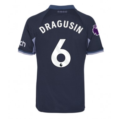 Tottenham Hotspur Radu Dragusin #6 Koszulka Wyjazdowa 2023-24 Krótki Rękaw