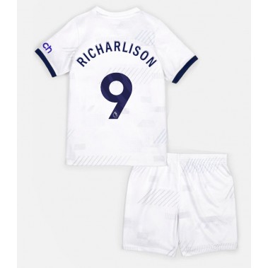 Tottenham Hotspur Richarlison #9 Koszulka Podstawowa dzieci 2023-24 Krótki Rękaw (+ krótkie spodenki)