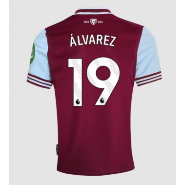 West Ham United Edson Alvarez #19 Koszulka Podstawowa 2024-25 Krótki Rękaw