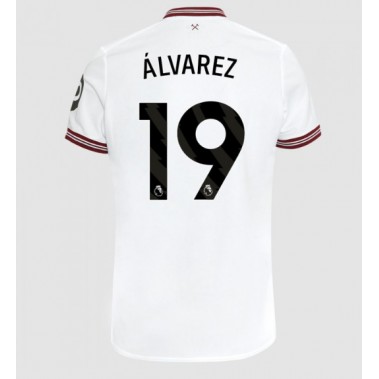 West Ham United Edson Alvarez #19 Koszulka Wyjazdowa 2023-24 Krótki Rękaw