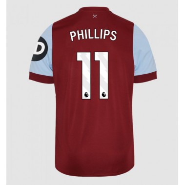 West Ham United Kalvin Phillips #11 Koszulka Podstawowa 2023-24 Krótki Rękaw