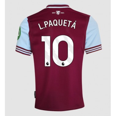 West Ham United Lucas Paqueta #10 Koszulka Podstawowa 2024-25 Krótki Rękaw