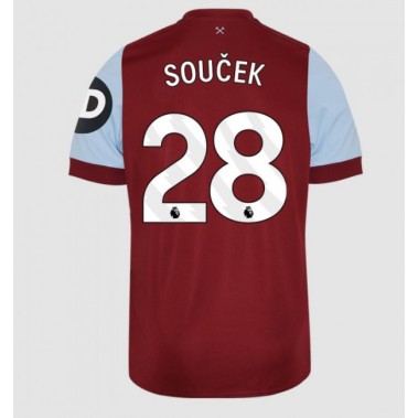 West Ham United Tomas Soucek #28 Koszulka Podstawowa 2023-24 Krótki Rękaw