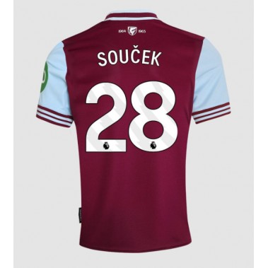 West Ham United Tomas Soucek #28 Koszulka Podstawowa 2024-25 Krótki Rękaw