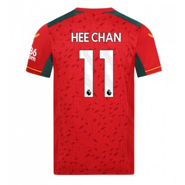 Wolves Hee-chan Hwang #11 Koszulka Wyjazdowa 2023-24 Krótki Rękaw