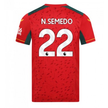 Wolves Nelson Semedo #22 Koszulka Wyjazdowa 2023-24 Krótki Rękaw