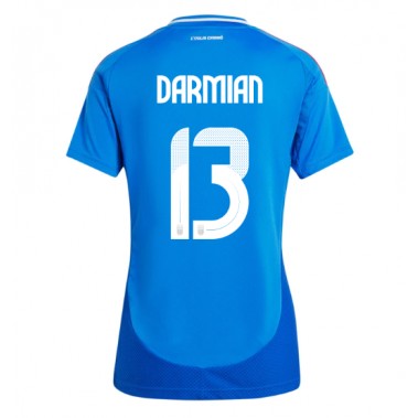 Włochy Matteo Darmian #13 Koszulka Podstawowa damskie ME 2024 Krótki Rękaw